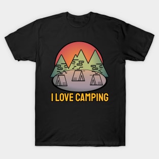 I Love Camping T-Shirt